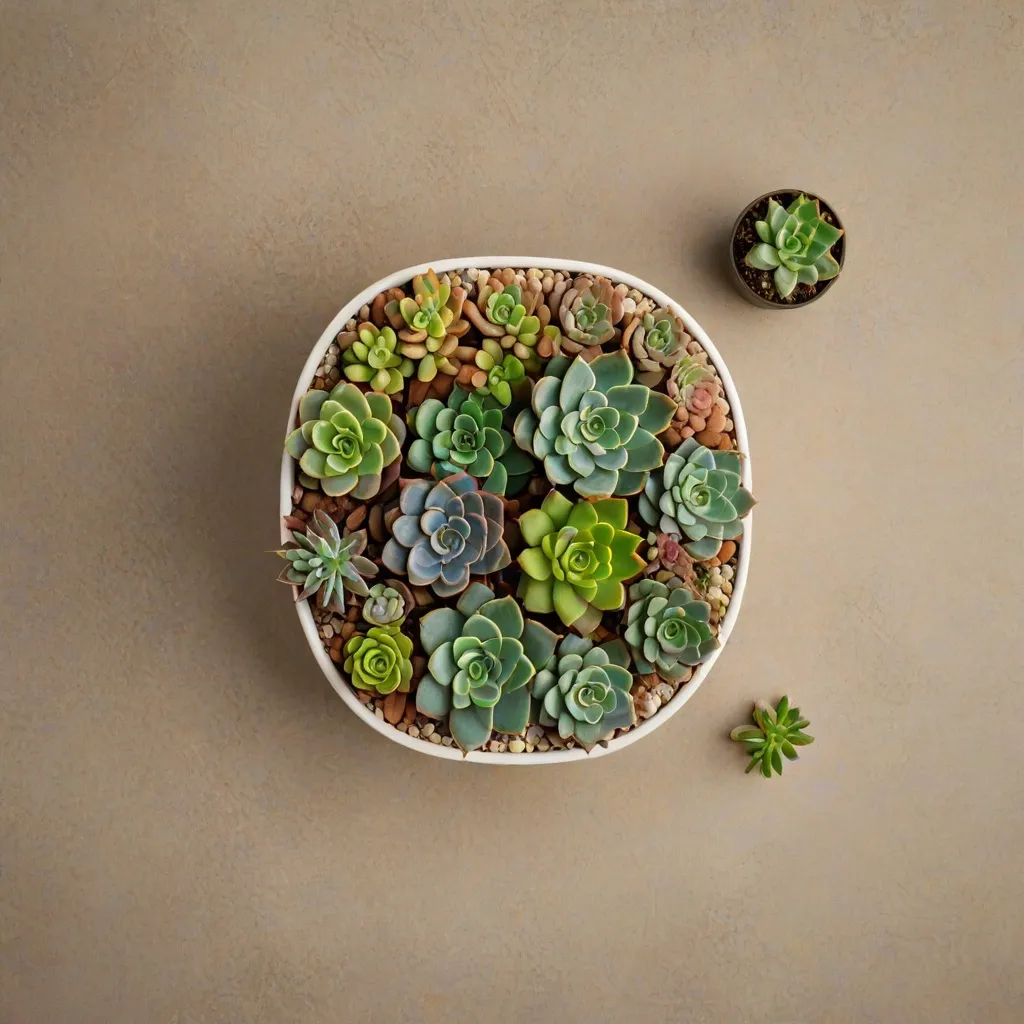 Sukulenty w minimalistycznych aranżacjach