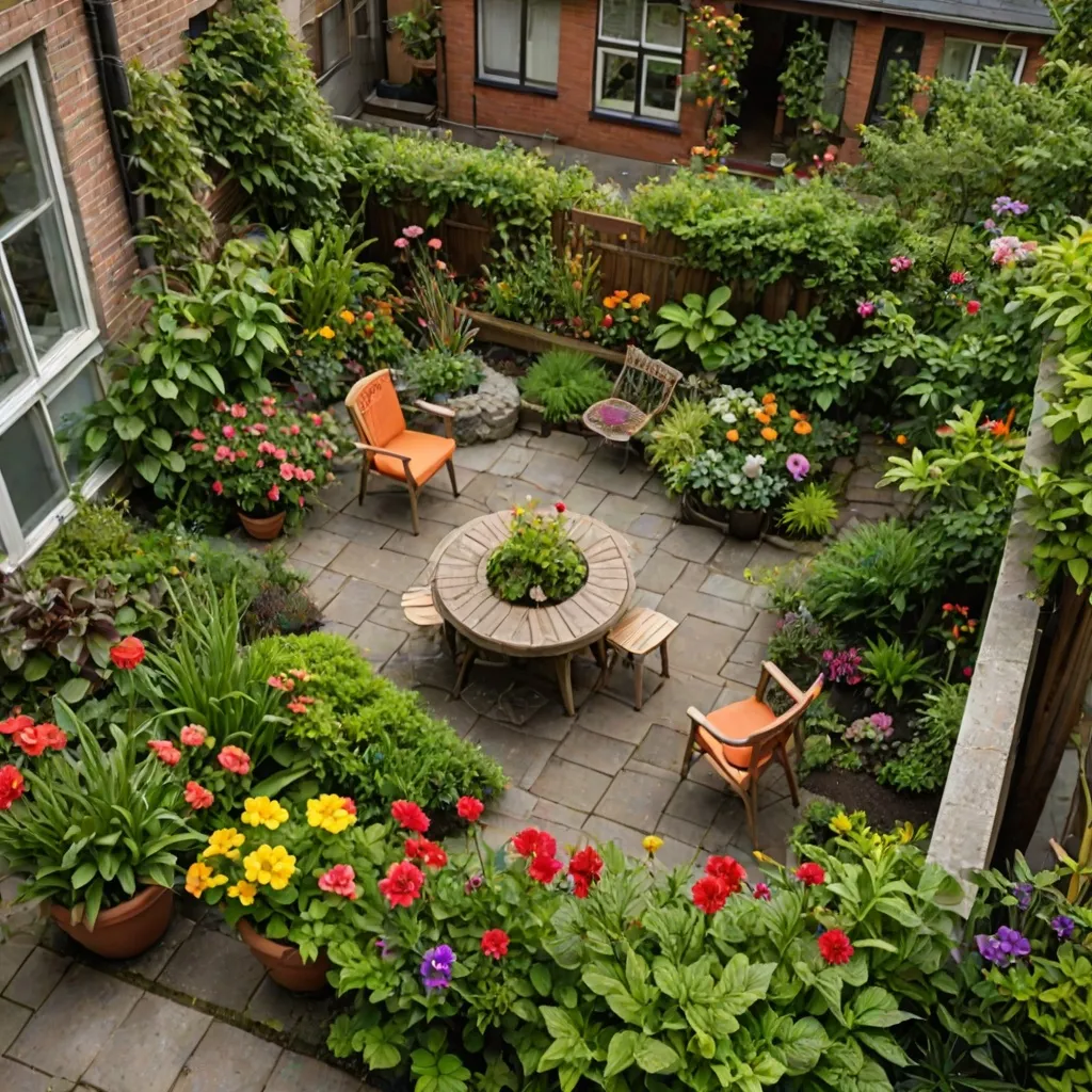 Projekty małych ogródków w zabudowie miejskiej