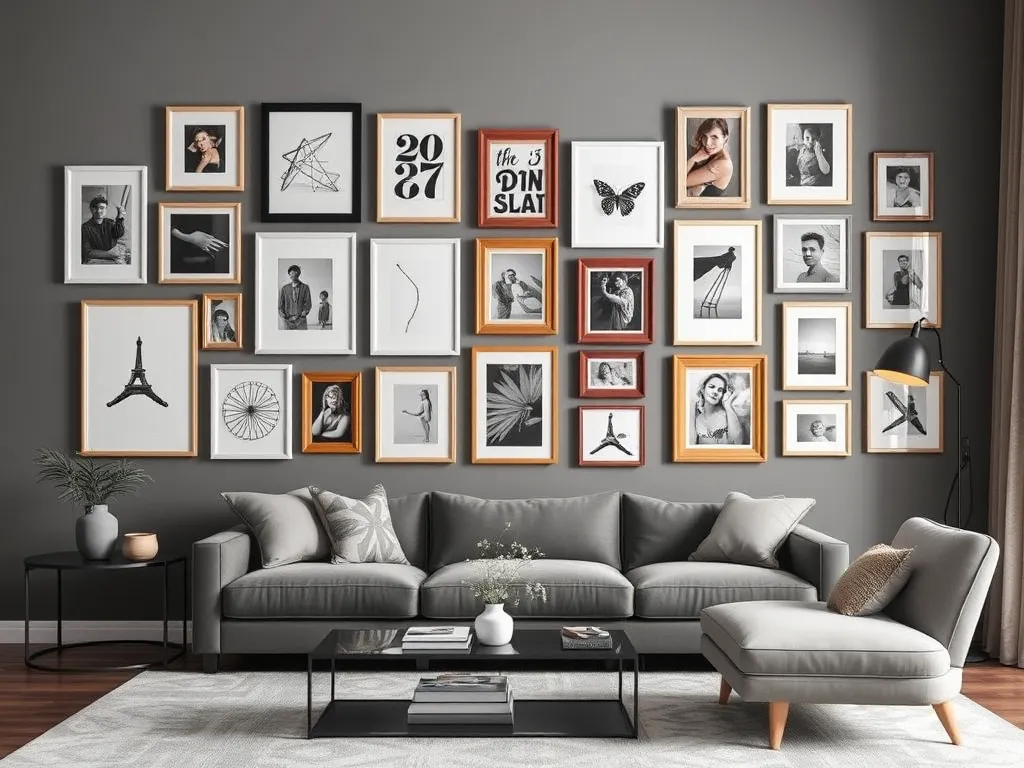 Ułożenie ramek na ścianie – jak powiesić zdjęcia?