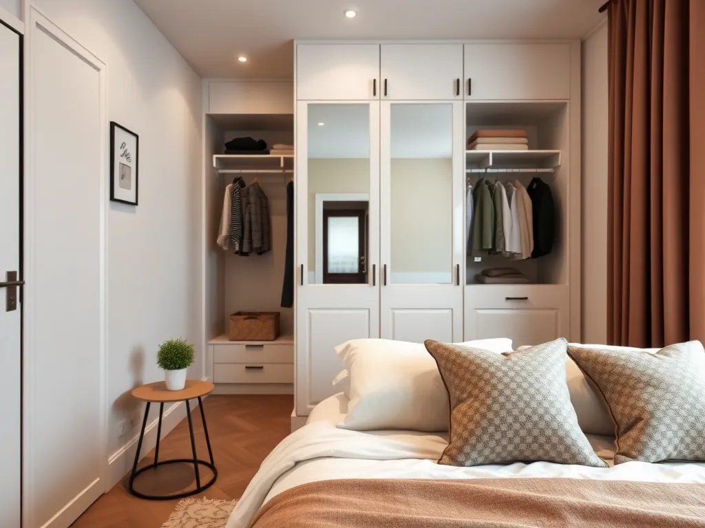 Mała sypialnia w bloku z szafą – jak urządzić?