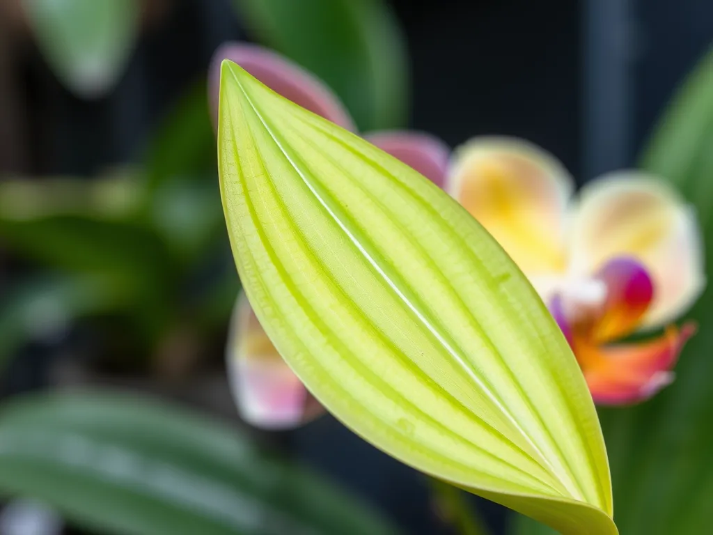 Dlaczego liście storczyka się marszczą?