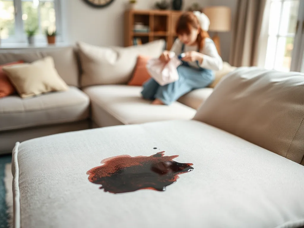 Jak zmyć długopis z kanapy?