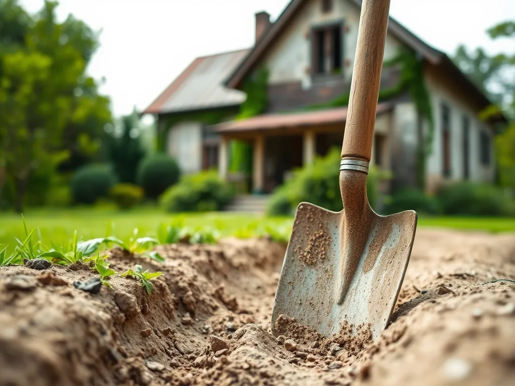 Jak zrobić drenaż wokół starego domu?