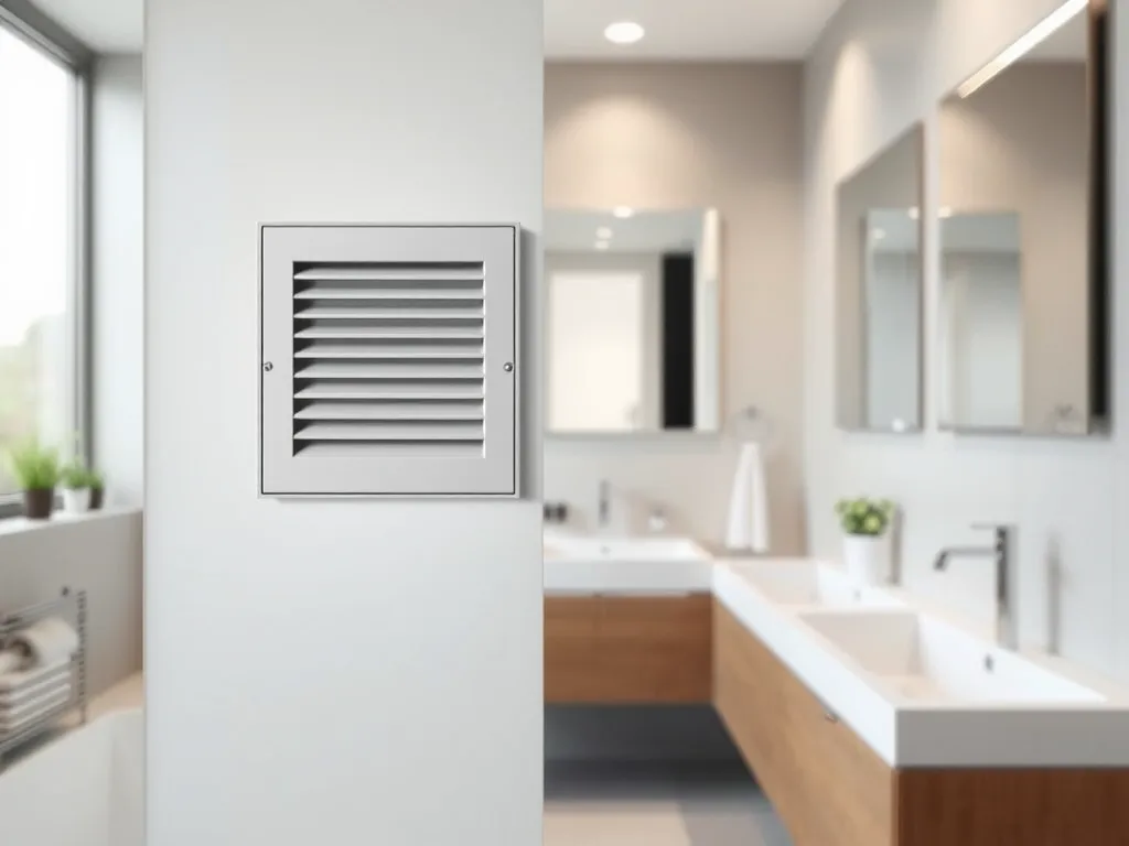 Wentylacja łazienki przez ścianę zewnętrzną