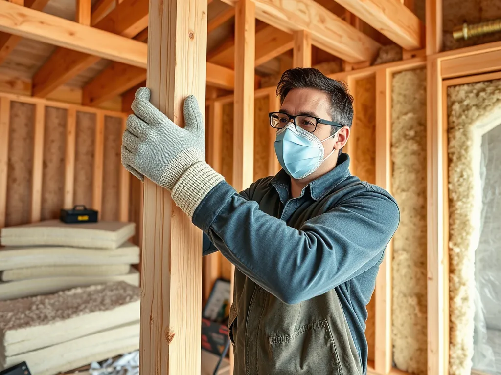 Ocieplanie wełną mineralną domu drewnianego