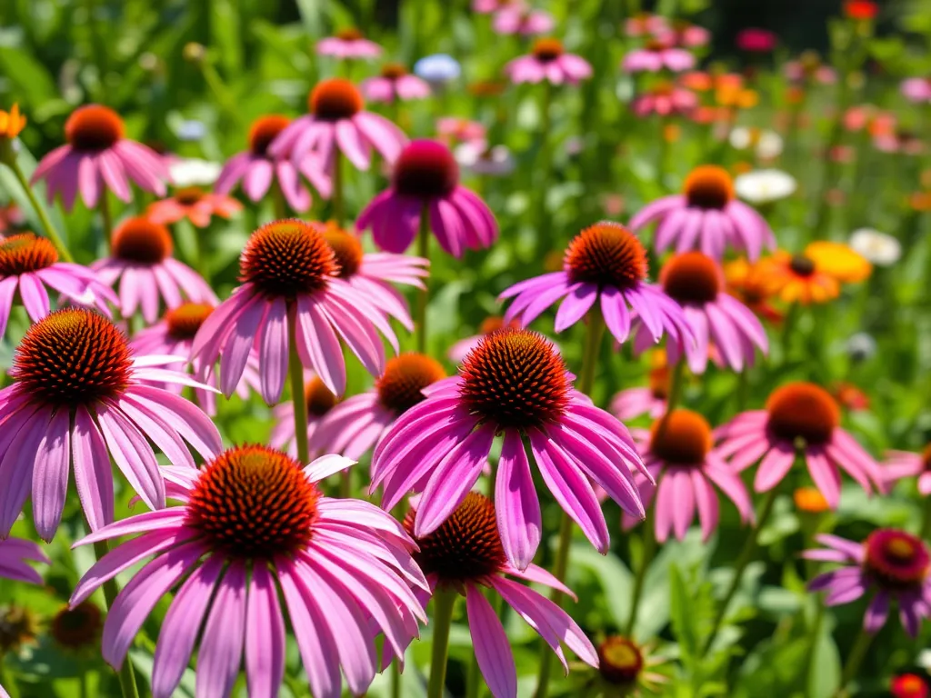 Jeżówki w ogrodzie – kompozycje