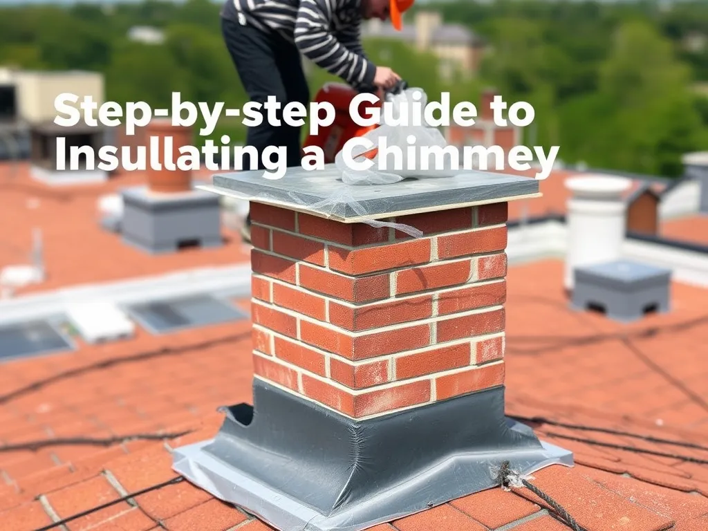 Ocieplenie komina nad dachem – krok po kroku